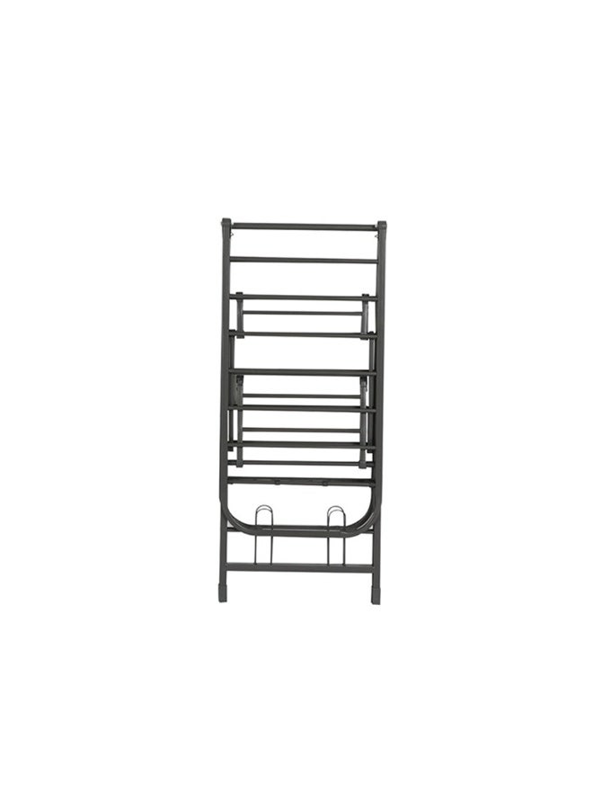 Clothes Drying Stand, 3-Tier Adjustable Clothes Drying Rack, Movable Carbon Steel Drying Rack for Indoor & Outdoor Use (Black 101*45*180cm) - Image 3